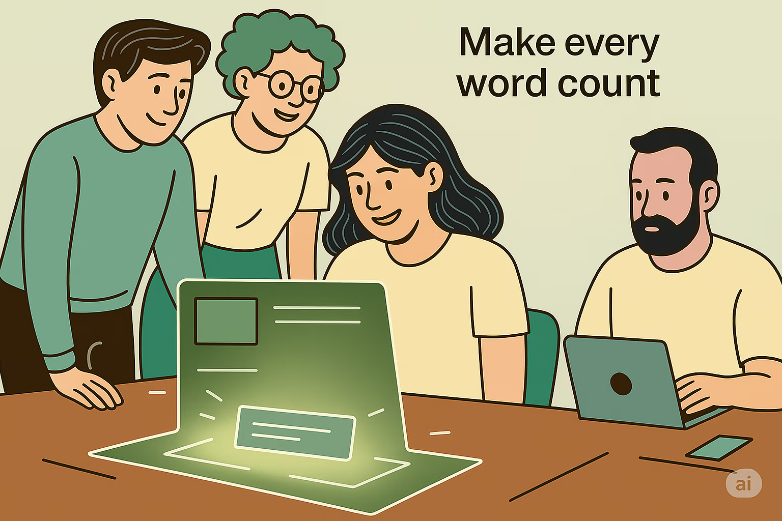 Person creating AI art using tablet